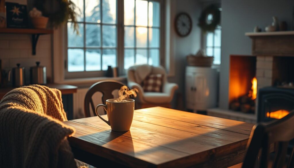 Cozy Winter Morning Environment