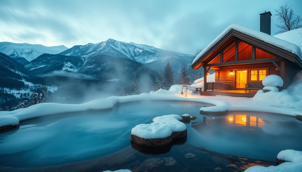 Winter Hot Springs Relaxation